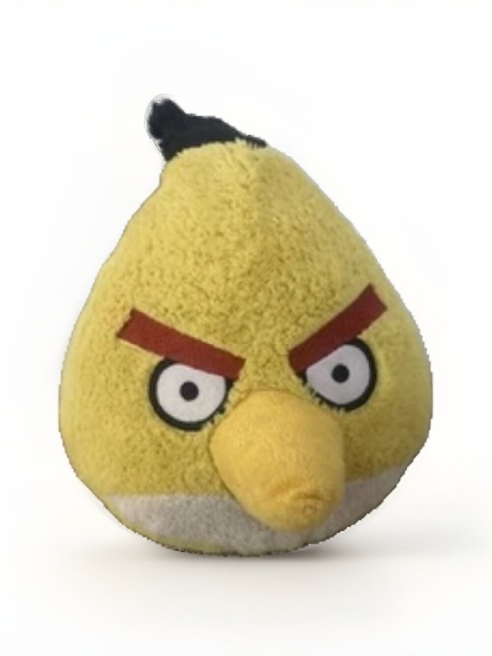 VINTAGE 2010 Angry Birds CHUCK Yellow Bird Plush 1st Gen Original Commonwealth